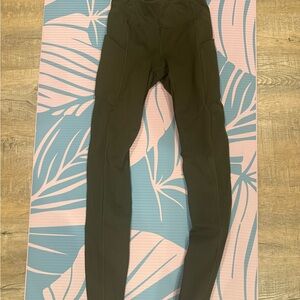 lululemon athletica Dark Green Leggings